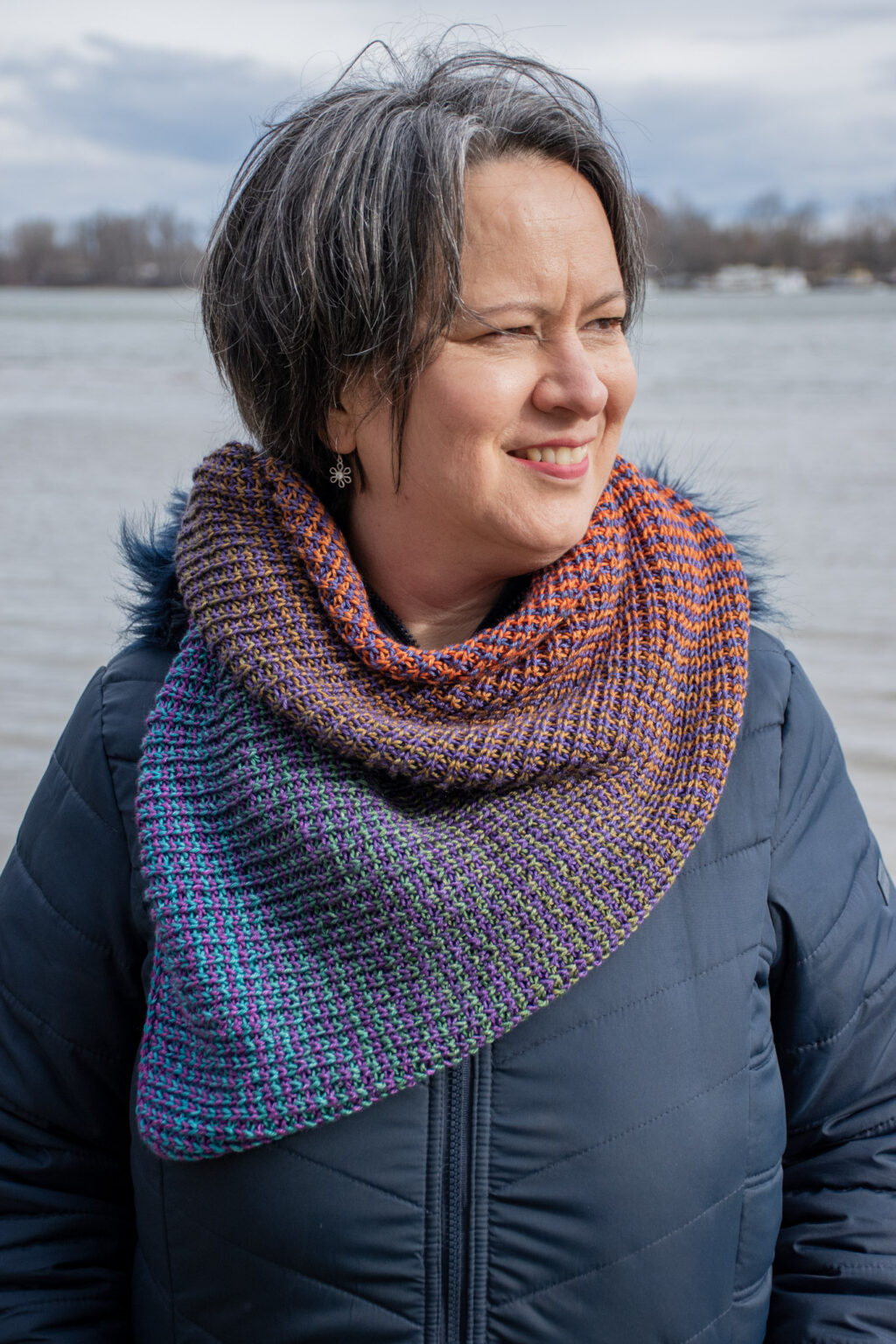 INCLINATIONS SHAWL KIT 01 – YARN: KALANG2 (SILK) – COLORWAYS 316&324